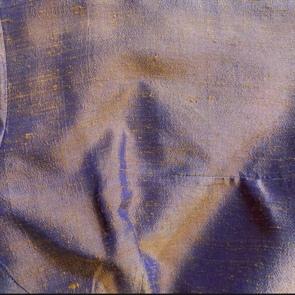 Vintage 1950s Vogue Couturier Design Handwoven Iridescent Silk Midi Dress - Picture 9 of 9